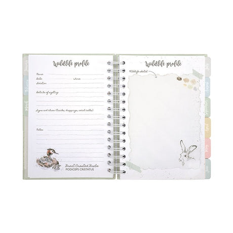 Wrendale Bright Eyed and Bushy Tailed Wildlife Journal | GR009