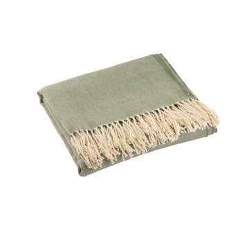 Herringbone Throw - Forest Green | GTX75