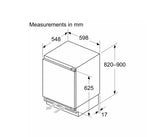 Neff N50 Integrated Under Counter Freezer | GU7212FE0G