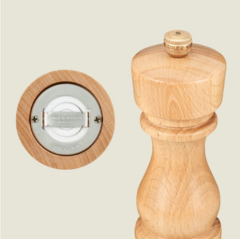 Cole & Mason London 130mm Natural Beech Salt Mill | H233003