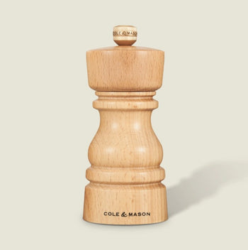Cole & Mason London 130mm Natural Beech Salt Mill | H233003