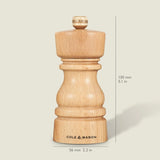 Cole & Mason London 130mm Natural Beech Pepper Mill | H233004