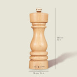 Cole & Mason London 180mm Natural Beech Salt Mill | H233006