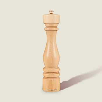 Cole & Mason London 300mm Natural Beech Salt Mill | H233012