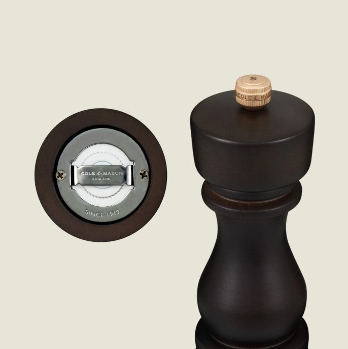 Cole & Mason London 300mm Chocolate Wood Salt Mill | H233081