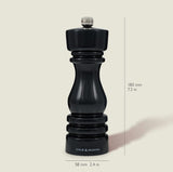 Cole & Mason London 180mm Black Gloss Pepper Mill | H233097