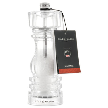 Cole & Mason London Acrylic Salt Mill 180mm / 7" | H233105