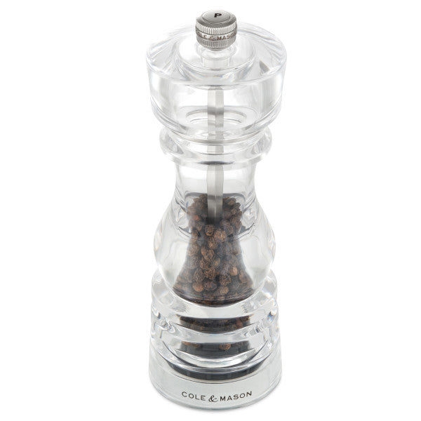 Cole & Mason London Acrylic Pepper Mill 180mm / 7" | H233106
