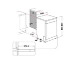 Hotpoint 14 Place Freestanding Dishwasher - White | H2FHL626UK