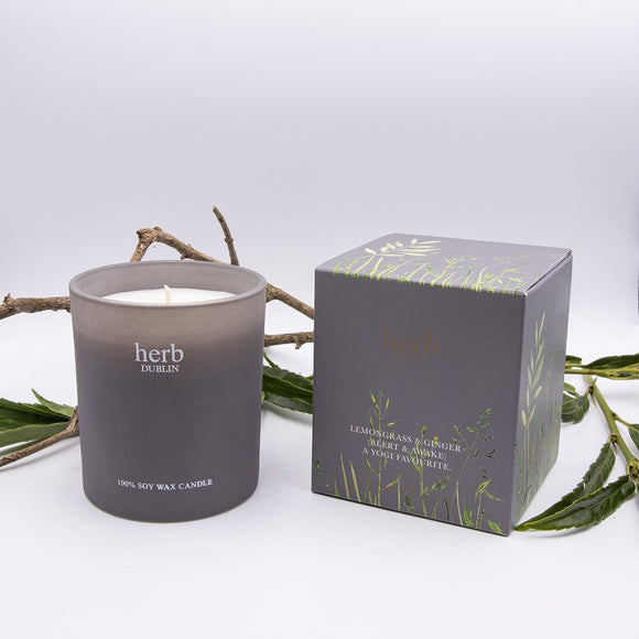 Herb Lemongrass & Ginger Jar Candle | HC-LG-89