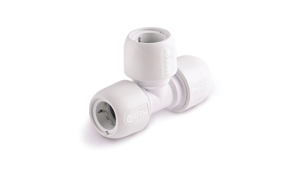 Wavin Hep2O Equal Tee 22mm White | HD10/22W