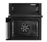 Hotpoint 60cm Freestanding Electric Double Cooker with Air Fry - Black | HDE6VDCASB1