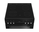 Hotpoint 60cm Freestanding Electric Double Cooker with Air Fry - Black | HDE6VDCASB1