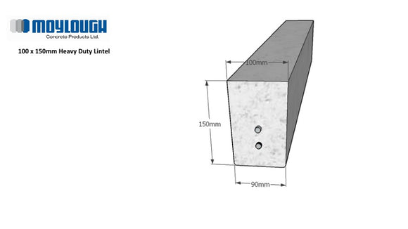 100 x 150mm Heavy Duty Lintels | HDL100/150