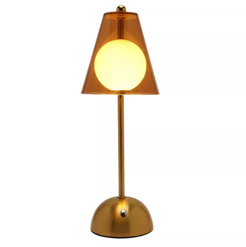 Hestia Usb Touch Lamp Glass Ball - Bronze | HE2836