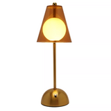 Hestia Usb Touch Lamp Glass Ball - Bronze | HE2836
