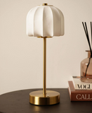 Hestia Usb Touch Lamp Scalloped Shade - Bronze | HE2842