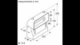 Bosch Flat Duct 90 ° Vertical S | HEZ9VDSB4