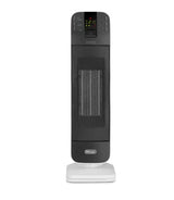 DeLonghi 2KW Ceramic Tower Fan Heater - White & Dark Grey | HFX65V20