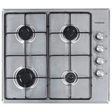 NordMende 60cm Gas Hob - Stainless Steel | HGE603IX