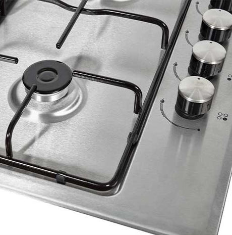 NordMende 60cm Gas Hob - Stainless Steel | HGX603IX