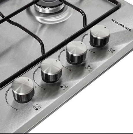 NordMende 60cm Gas Hob - Stainless Steel | HGX603IX