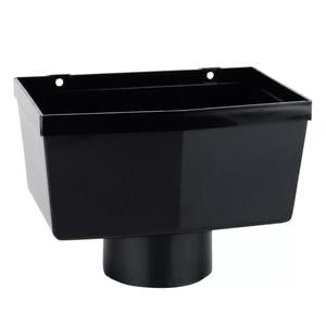 Wavin SquareLine Hopper Head 61mm Black | HH212B