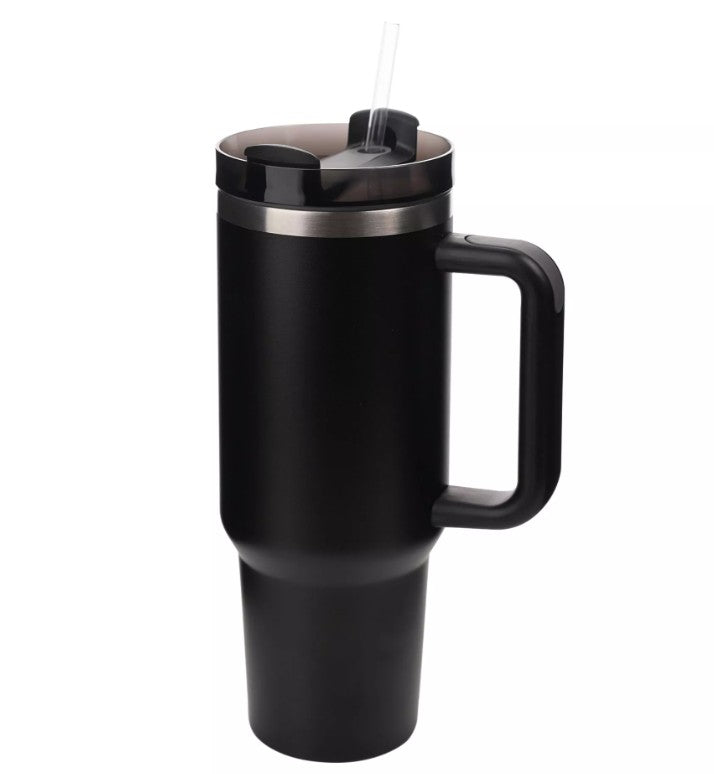 Harvey Makin Tall Steel Mug 40oz - Black | HM2488