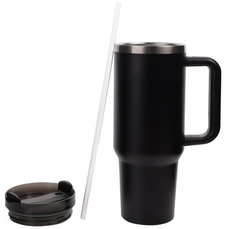 Harvey Makin Tall Steel Mug 40oz - Black | HM2488