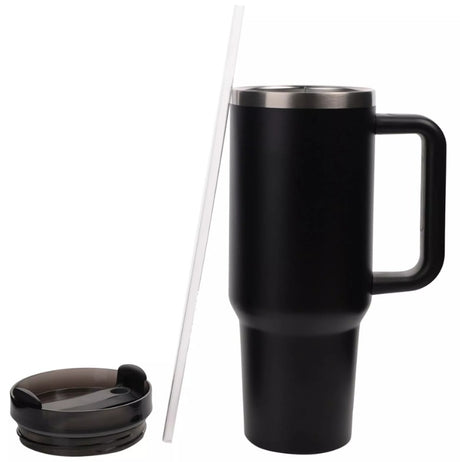 Harvey Makin Tall Steel Mug 40oz - Black | HM2488