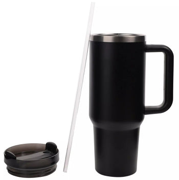 Harvey Makin Tall Steel Mug 40oz - Black | HM2488