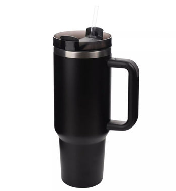 Harvey Makin Tall Steel Mug 40oz - Black | HM2488