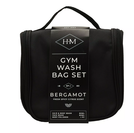 Harvey Makin Mens Gym Wash Bag Set | HM2558