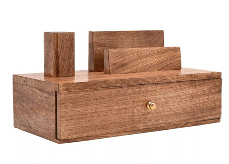 Harvey Makin Bedside Watch & Tech Wooden Storage Drawer | HM2730