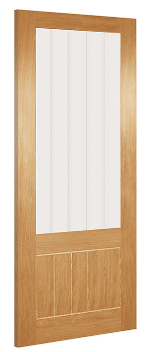 HP38G Traditional Style Glazed/Unglazed Oak Door