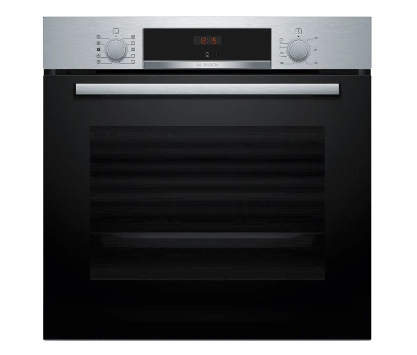 Bosch Series 4 Built-in Single Oven with Added Steam Function - Stainless Steel | HQA534BS3B