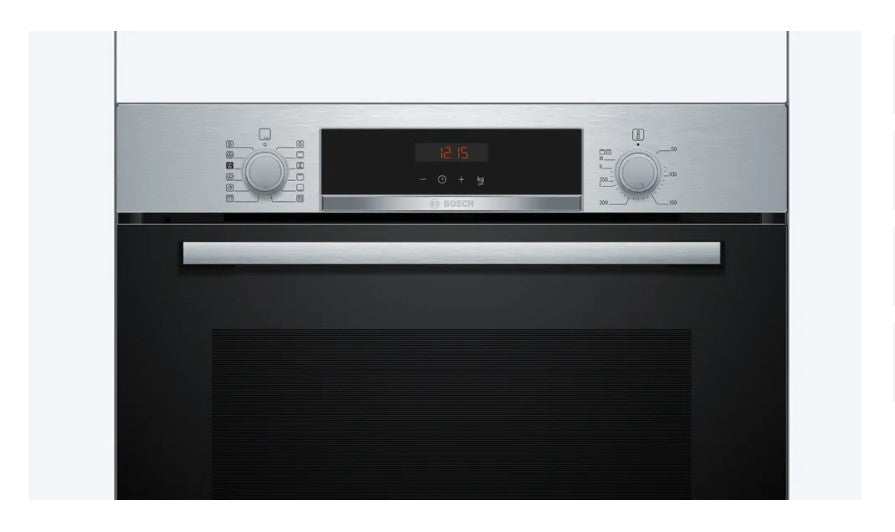 Bosch Series 4 Built-In Oven with Added Steam Function - Stainless Steel | HQA574BS3B