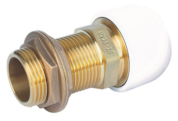 Wavin Hep2O Tank Connector 1" x 28mm White | HX20/28W