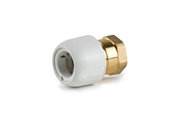 Wavin Hep2O Female Brass Adaptor 3/4" x 22mm White | HX28/22W