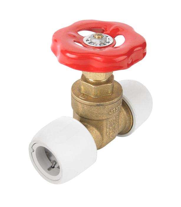 Wavin Hep2O Gate Valve Hot/Cold 22mm | HX35/22W