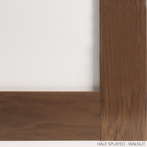 Half Splayed Walnut Architrave 90mm x 16mm