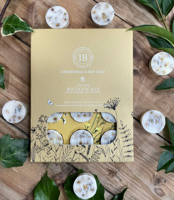 Irish Botanicals Wildflowers Chamomile & Bayleaf Wax Melts 12 Pack | IBW-CBL-WM