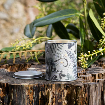 Irish Botanicals Wildflowers Dandelion & Dock Leaf Tin Candle | IBW-DDL-TIN