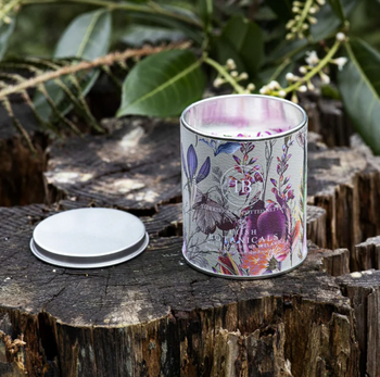 Irish Botanicals Wildflowers Elderberry & Spotted Nettle Tin Candle | IBW-ESN-TIN