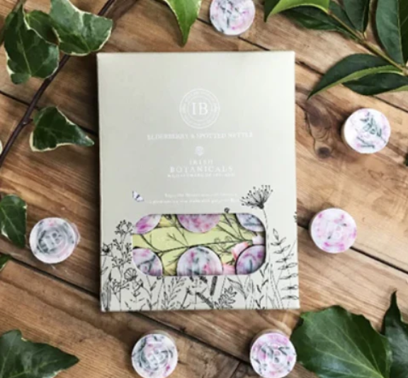 Irish Botanicals Wildflowers Elderberry & Spotted Nettle Wax Melts 12 Pack | IBW-ESN-WM