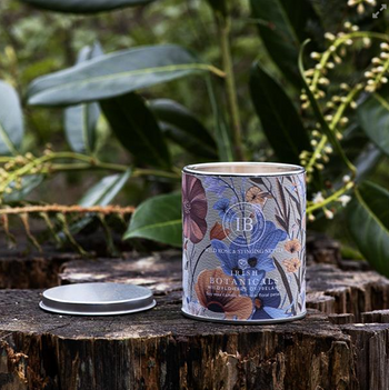 Irish Botanicals Wildflowers Wild Rose & Stinging Nettle Tin Candle | IBW-WSN-TIN