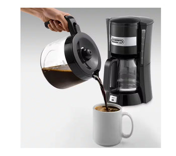 DeLonghi 10 Cup Filter Coffee Machine - Black | ICM15210