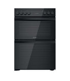 Indesit 60cm Freestanding Electric Cooker-Black│ID67V9KMBUK