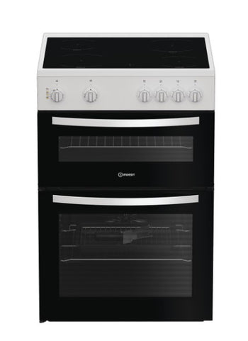 Indesit 60cm Freestanding Electric Cooker - White | IDE6VMW