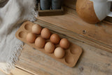 KitchenCraft Idilica Cork Egg Holder, 30 x 10cm │IDEGG